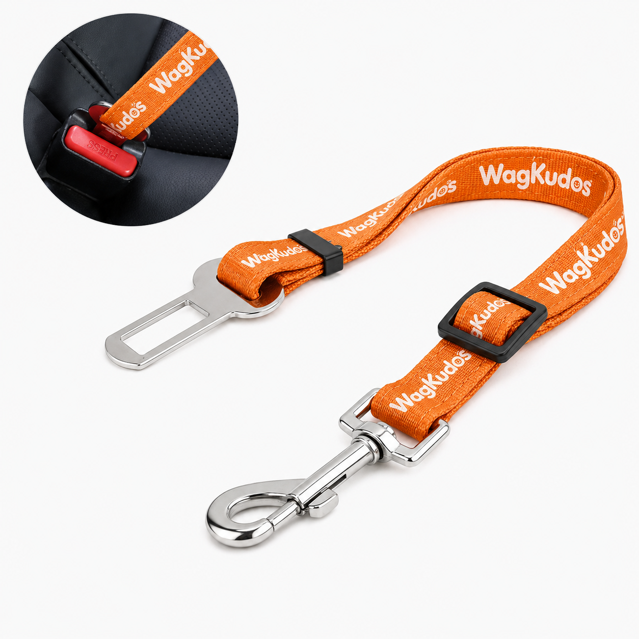 Adjustable Dog Seat Belt Tether (D105)