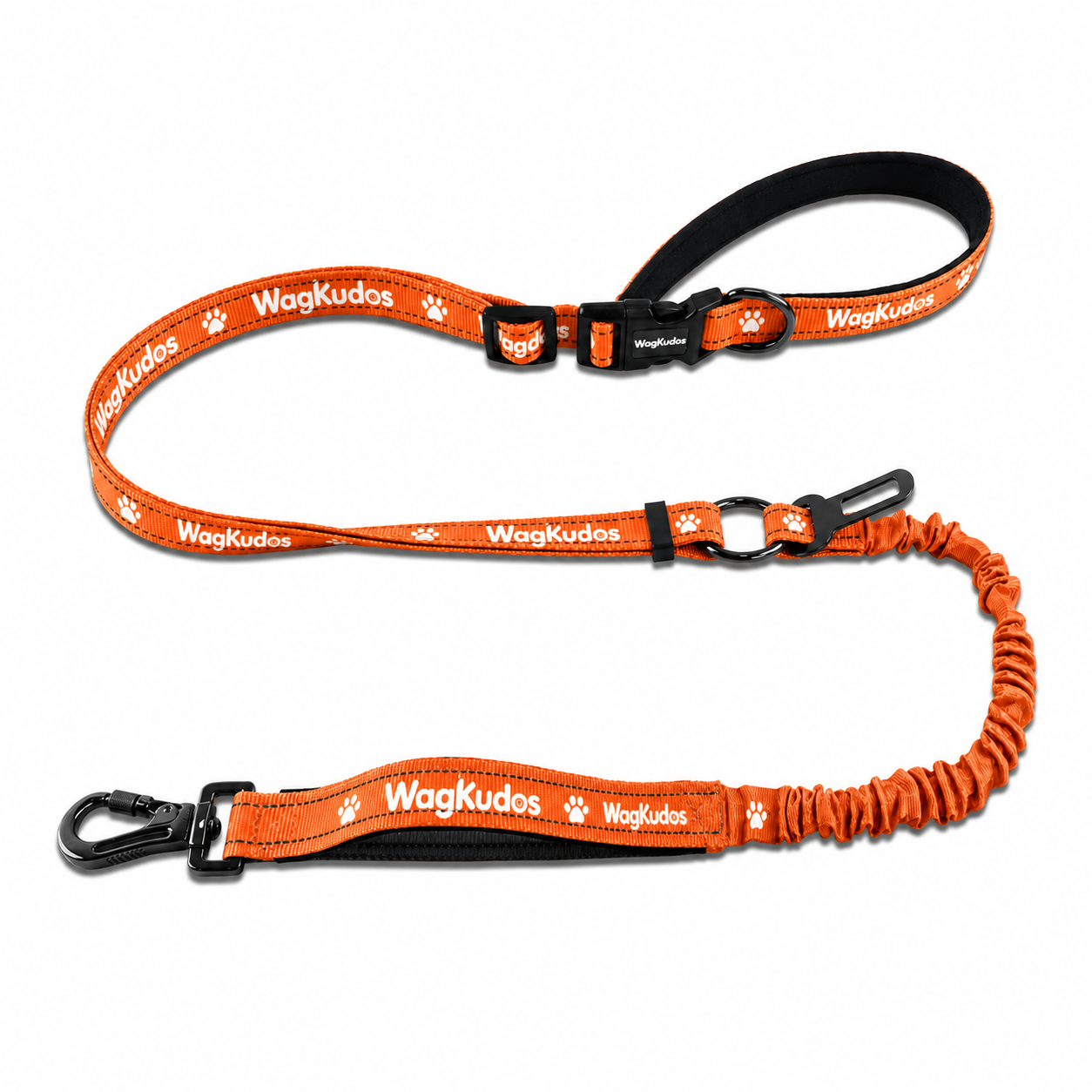 2-in-1 Convertible Dog Leash & Seat Belt Tether  (D112)