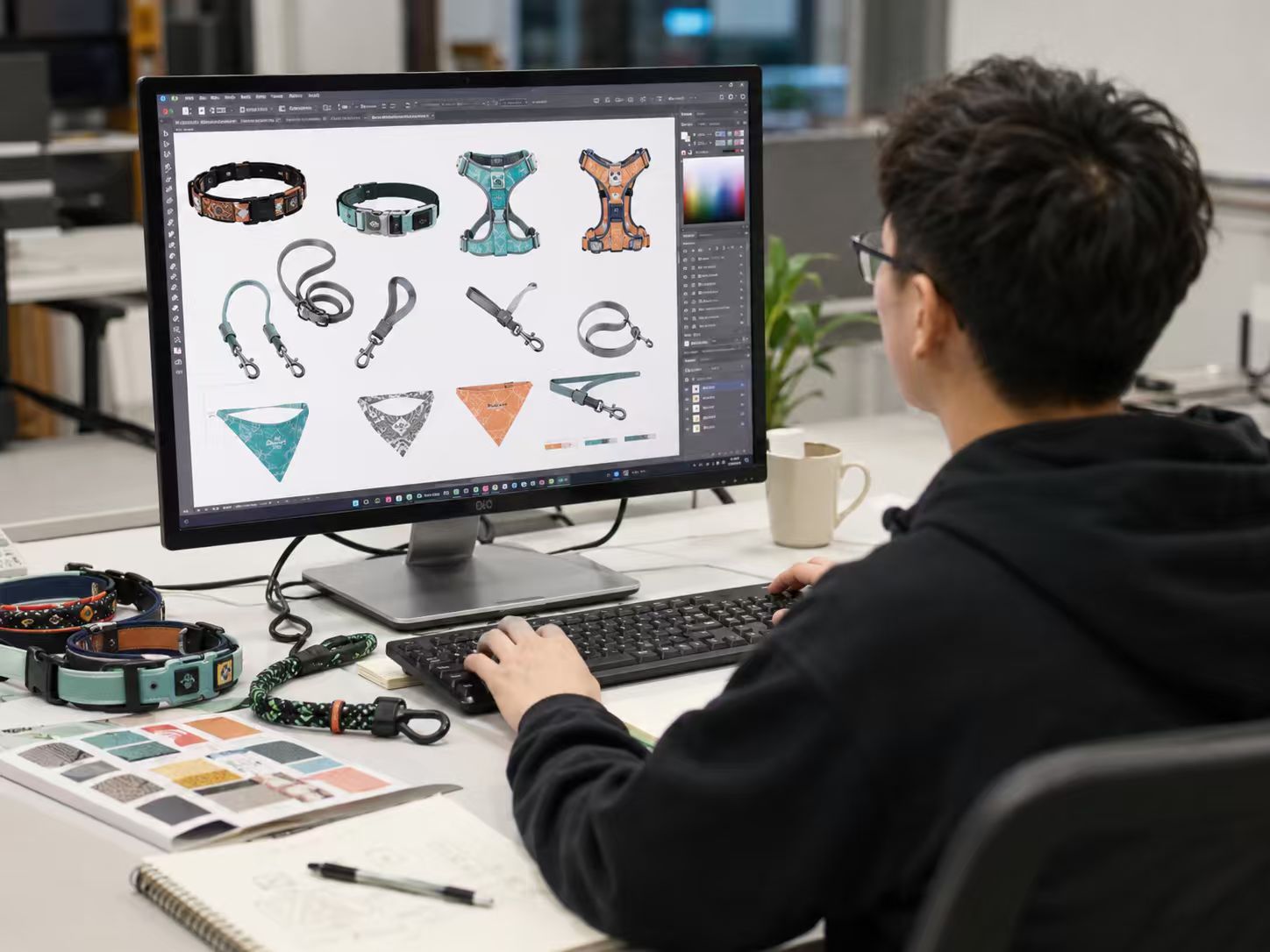 Production design preparation at a selected manufacturing partner
