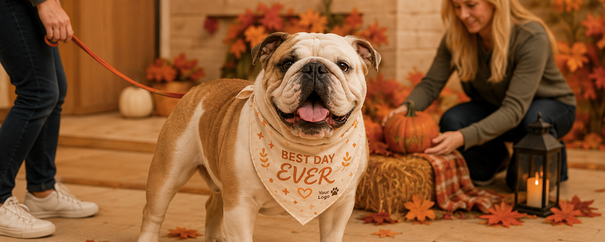 Holiday and special event daycare bandana idea