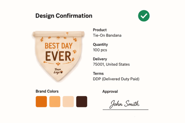 Approve and place your order