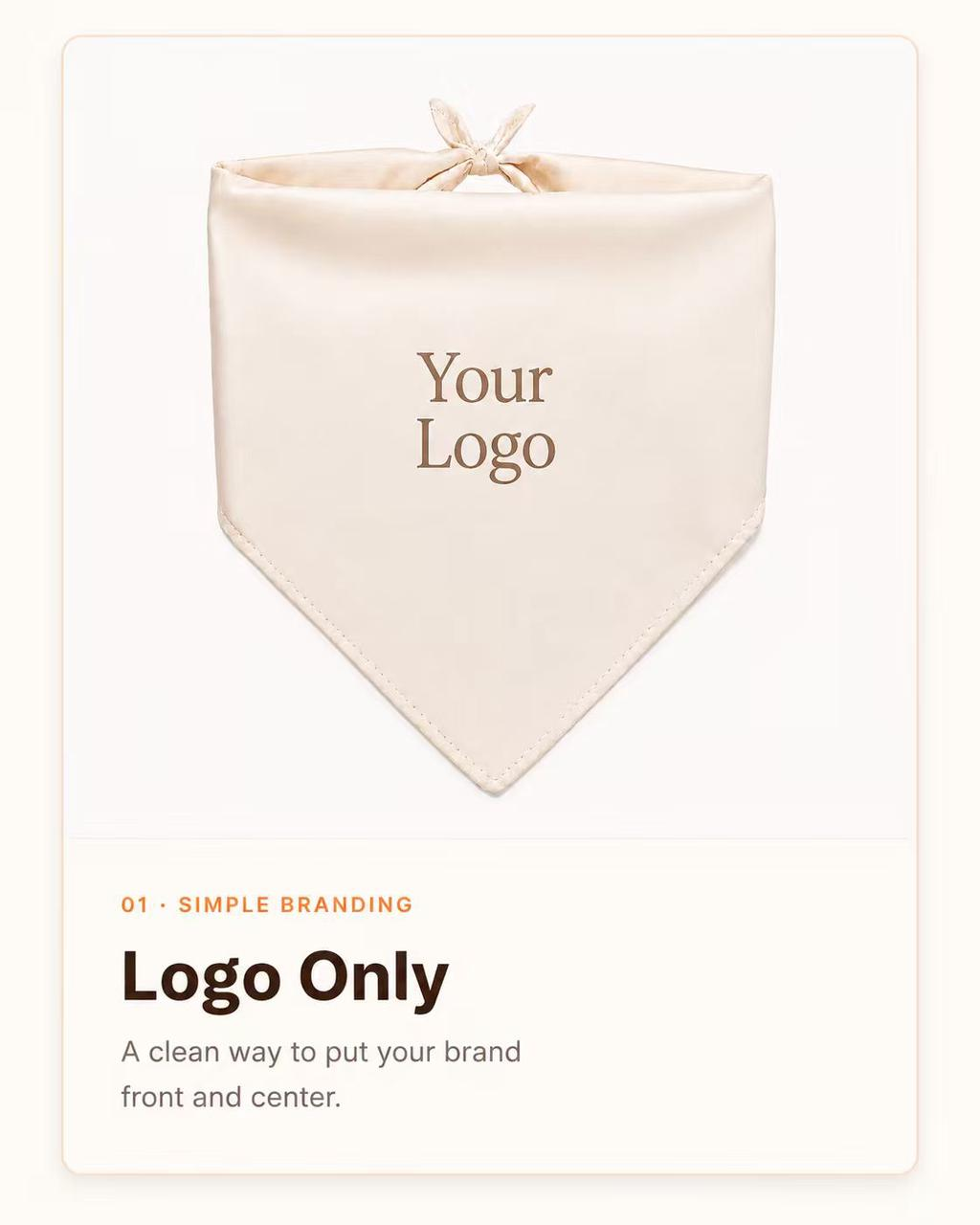 Logo Only — a clean way to put your brand front and center