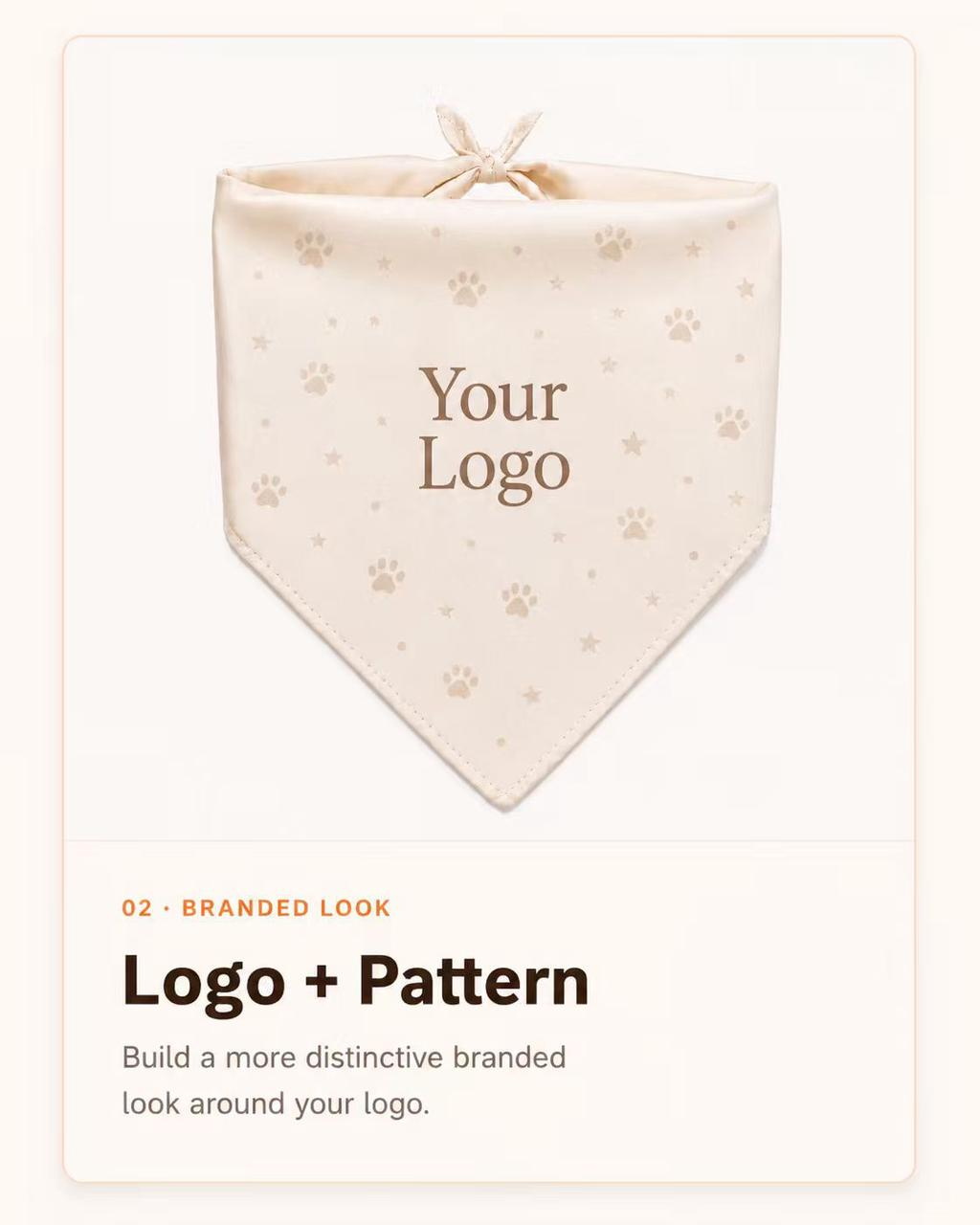 Logo + Pattern — build a more distinctive branded look around your logo