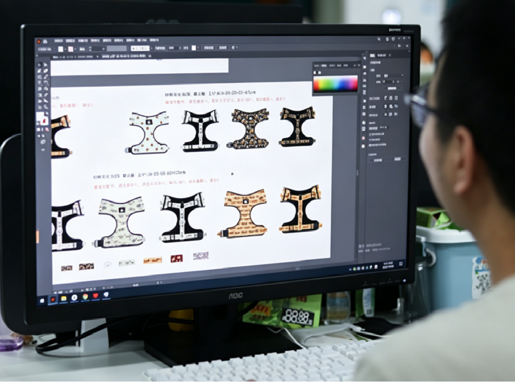Print and artwork checked on screen